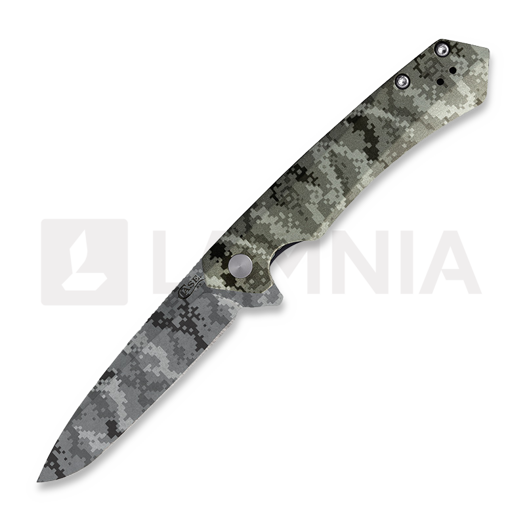 Case Cutlery Kinzua OD Green Digital Camo Anodized Aluminum sulankstomas peilis 64635