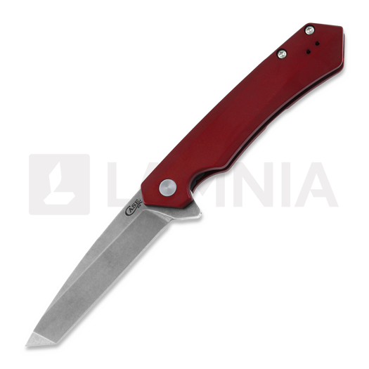 Case Cutlery Kinzua Tanto 접이식 나이프, 빨강 64664