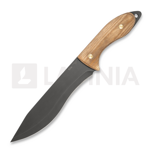 Case Cutlery Laramy Miller Sasquatch Bowie, Smooth Natural Micarta 35101