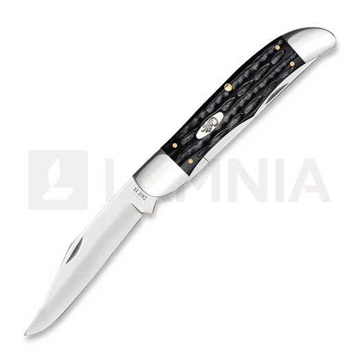 Case Cutlery Large Folding Hunter, Buffalo Horn Jig 65030