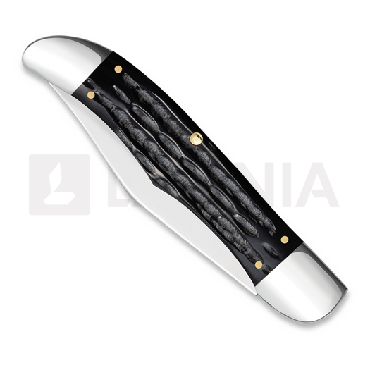 Case Cutlery Large Folding Hunter, Buffalo Horn Jig 65030