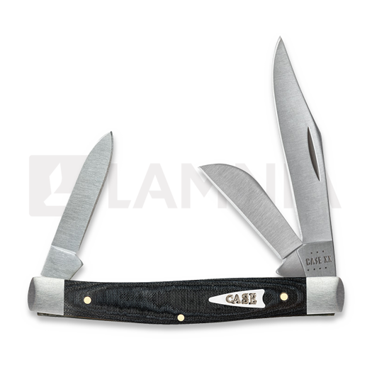 Case Cutlery Medium Stockman, Black Micarta Smooth 27818