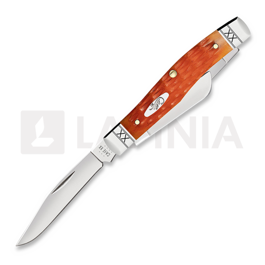 Case Cutlery Medium Stockman, Cayenne Bone Crandall Jig 35819