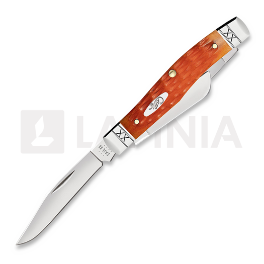 Case Cutlery Medium Stockman, Cayenne Bone Crandall Jig 35819