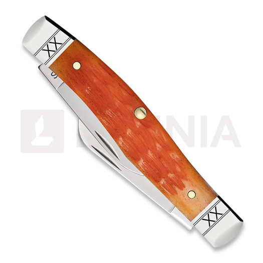 Case Cutlery Medium Stockman, Cayenne Bone Crandall Jig 35819