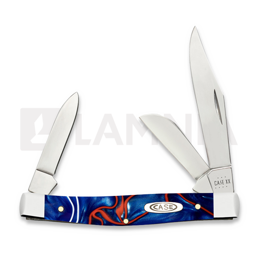 Case Cutlery Medium Stockman, Patriotic Kirinite Smooth 11223