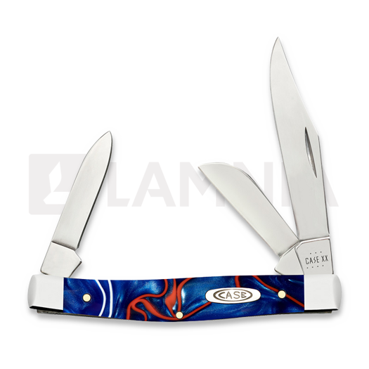 Case Cutlery Medium Stockman, Patriotic Kirinite Smooth 11223