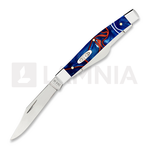 Case Cutlery Medium Stockman, Patriotic Kirinite Smooth 11223