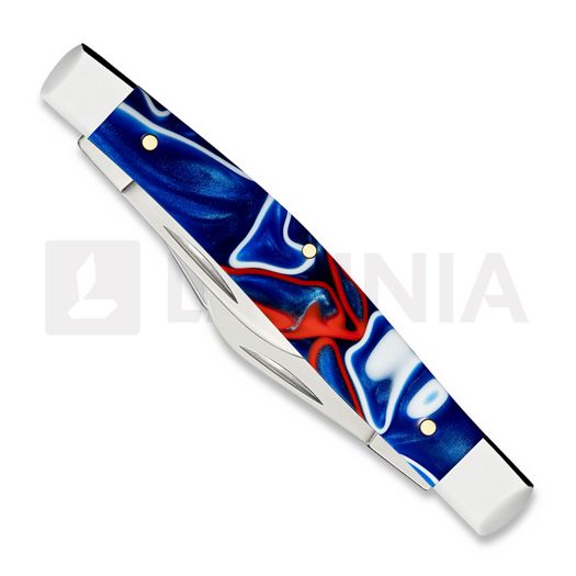 Case Cutlery Medium Stockman, Patriotic Kirinite Smooth 11223