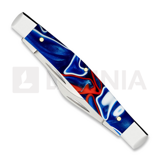 Case Cutlery Medium Stockman, Patriotic Kirinite Smooth 11223