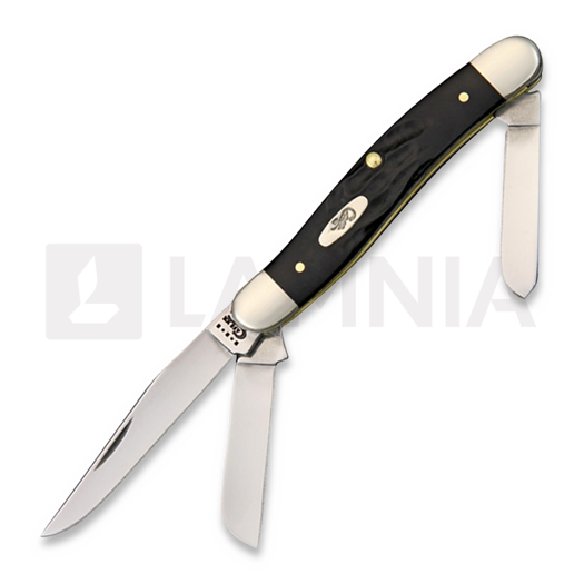 Case Cutlery Medium Stockman Rough Black pocket knife 18222