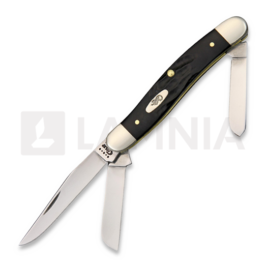 Pocket knife Case Cutlery Medium Stockman Rough Black 18222