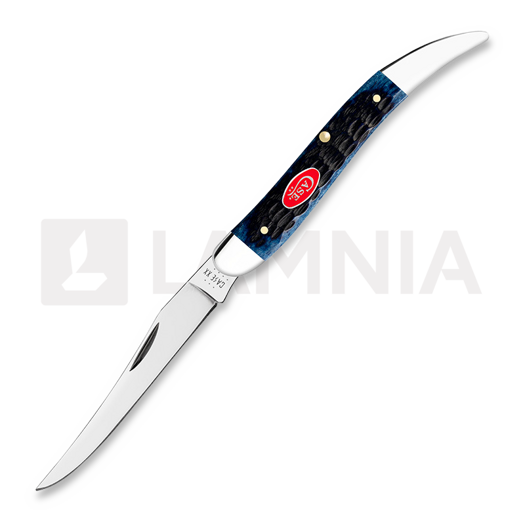 Case Cutlery Medium Texas Toothpick, Navy Blue Bone Rogers Jig 06892