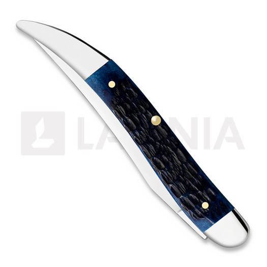 Case Cutlery Medium Texas Toothpick, Navy Blue Bone Rogers Jig 06892