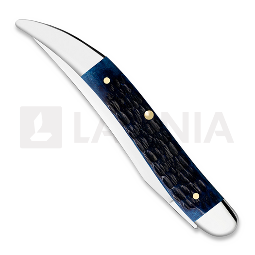 Case Cutlery Medium Texas Toothpick, Navy Blue Bone Rogers Jig 06892