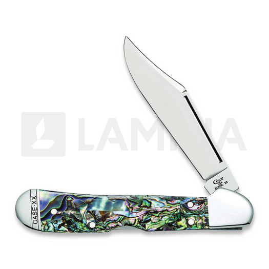 Case Cutlery Mini Copperlock Abalone összecsukható kés 12020