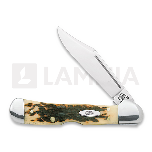 Case Cutlery Mini Copperlock Amber Bone pocket knife 00133