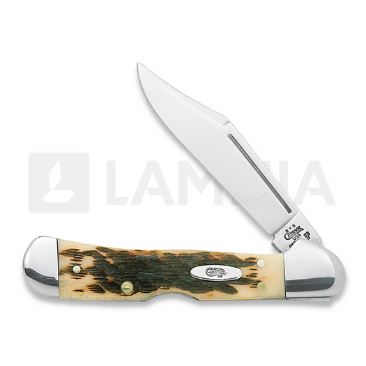 Case Cutlery Mini Copperlock Amber Bone pocket knife 00133