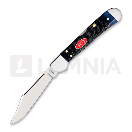 Case Cutlery Mini CopperLock, Navy Blue Bone Rogers Jig 06891