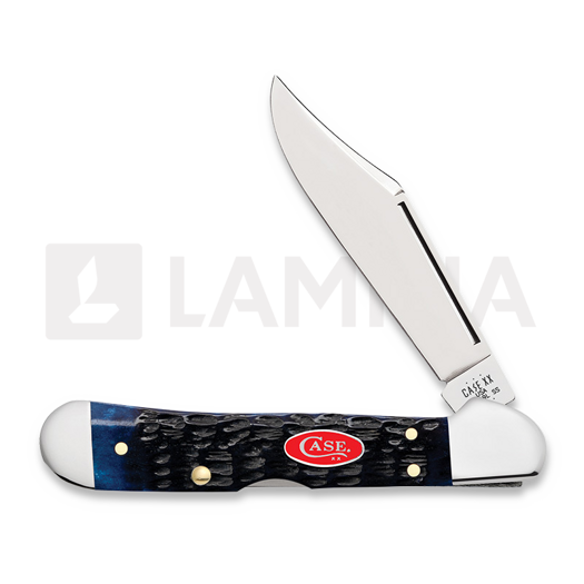 Case Cutlery Mini CopperLock, Navy Blue Bone Rogers Jig 06891
