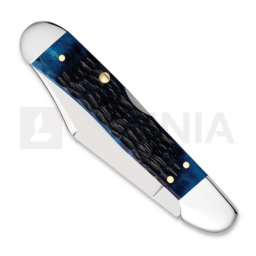 Case Cutlery Mini CopperLock, Navy Blue Bone Rogers Jig 06891