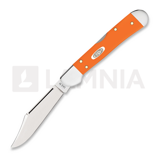 Case Cutlery Mini CopperLock, Orange Synthetic Smooth 80515