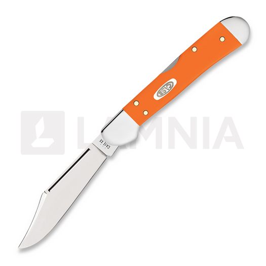 Case Cutlery Mini CopperLock, Orange Synthetic Smooth 80515
