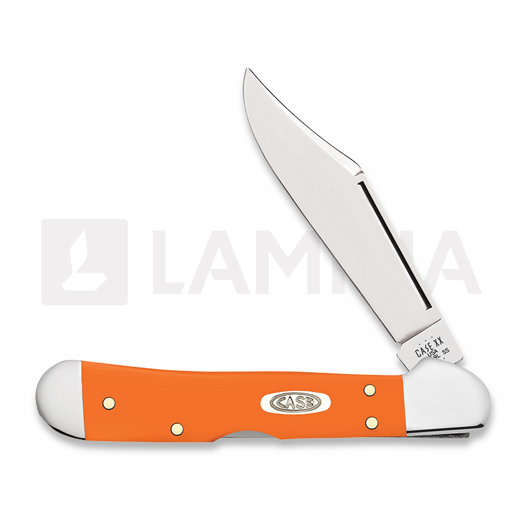Case Cutlery Mini CopperLock, Orange Synthetic Smooth 80515