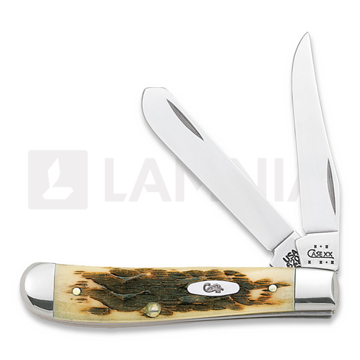 Pocket knife Case Cutlery Mini Trapper Amber Bone 00013