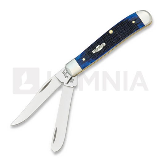 Pocket knife Case Cutlery Mini Trapper Blue Bone 02838