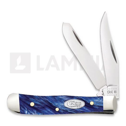 Case Cutlery Mini Trapper Blue Pearl pocket knife 23440