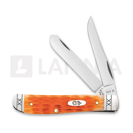 Case Cutlery Mini Trapper, Cayenne Bone Crandall Jig 35809