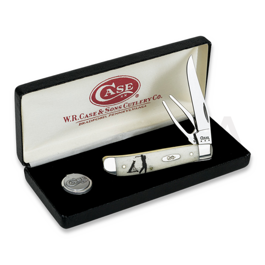 Pocket knife Case Cutlery Mini Trapper Golf Gift Set 06022