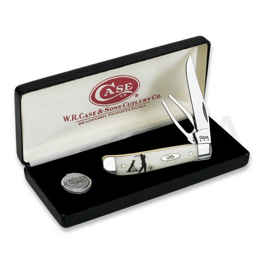 Pocket knife Case Cutlery Mini Trapper Golf Gift Set 06022