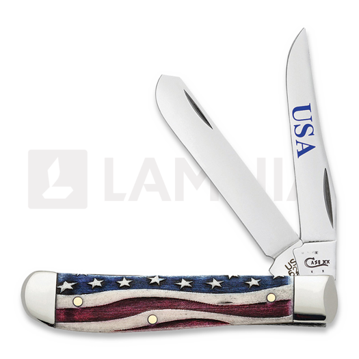 Pocket knife Case Cutlery Mini Trapper Patriotic 64135