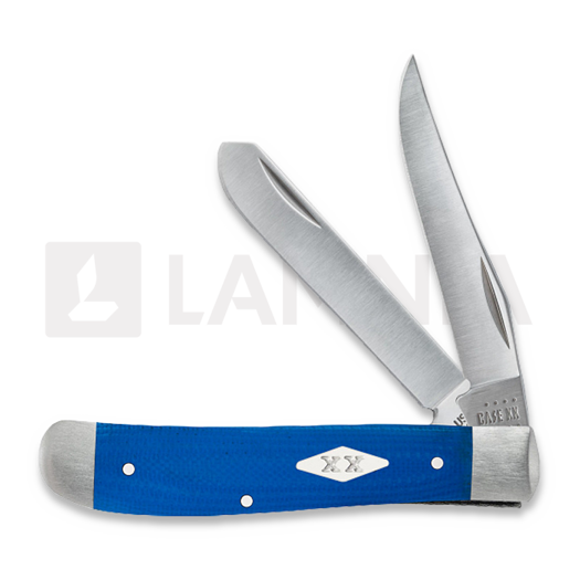 Case Cutlery Mini Trapper, Smooth Blue G-10 16751