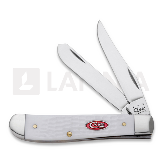 Pocket knife Case Cutlery Mini Trapper White 60186