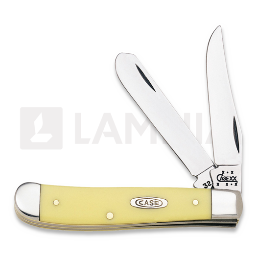 Pocket knife Case Cutlery Mini Trapper Yellow 00029