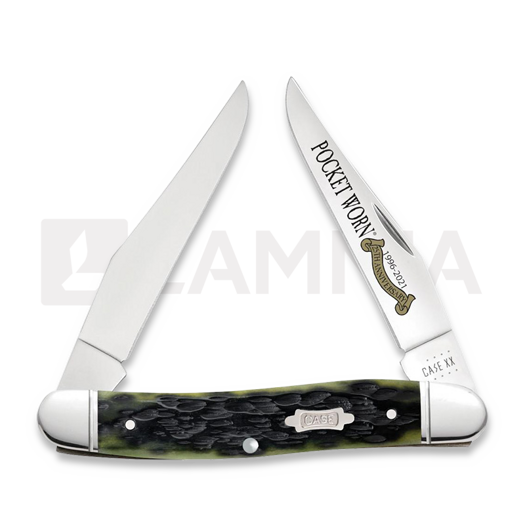 Перочинный нож Case Cutlery Olive Green Bone Peach Seed Jig Muskrat 38195