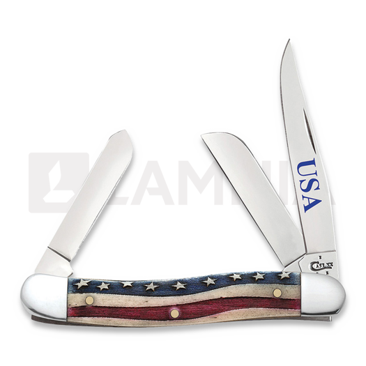 Case Cutlery Patriotic Embellished Smooth pocket knife 64136