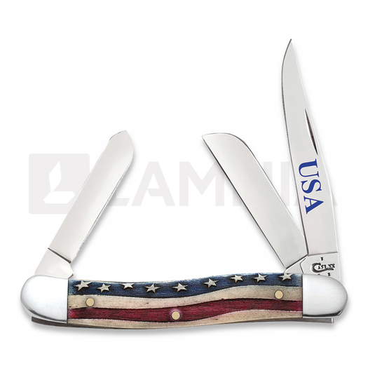 Case Cutlery Patriotic Embellished Smooth pocket knife 64136