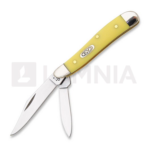 Pocket knife Case Cutlery Peanut Yellow Handle 80030