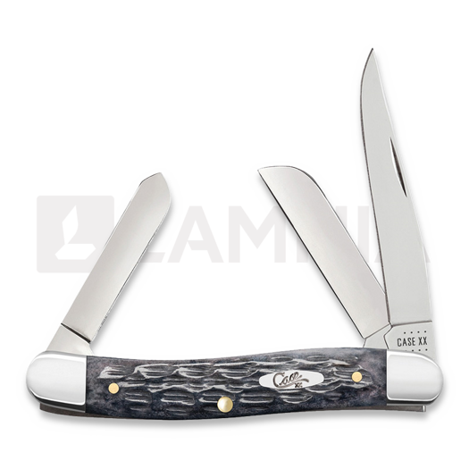 Case Cutlery Pocket Worn Gray Bone Crandall Jig Medium Stockman pocket knife 58413