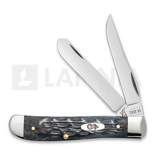 Case Cutlery Pocket Worn Gray Bone Crandall Jig Mini Trapper összecsukható kés 58414