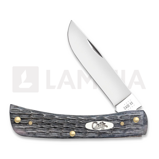 Case Cutlery Pocket Worn Gray Bone Crandall Jig Sod Buster Jr pocket knife 58412