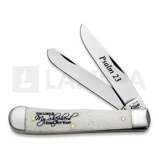 Case Cutlery Psalm 23 Trapper pocket knife 08795