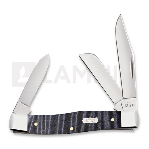 Pocket knife Case Cutlery Purple Curly Maple Smooth Medium Stockman 80541