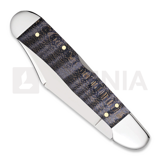 Case Cutlery Purple Curly Maple Smooth Mini CopperLock pocket knife 80545