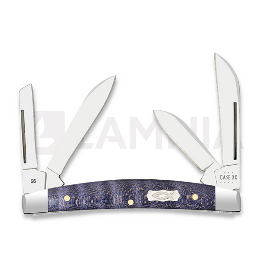 Перочинный нож Case Cutlery Purple Curly Maple Smooth Small Congress 80548