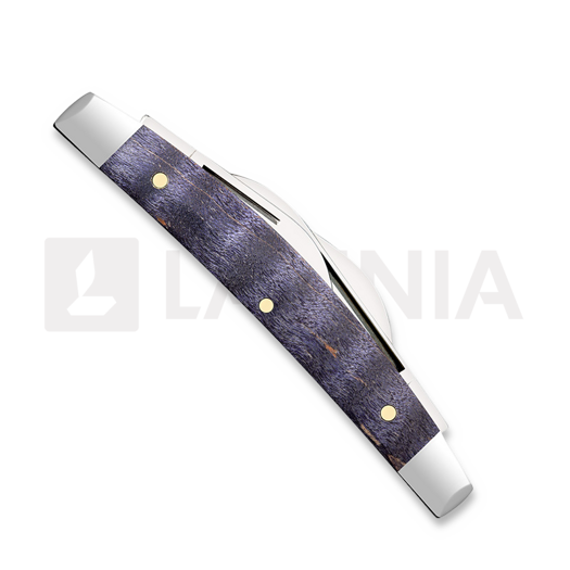 Case Cutlery Purple Curly Maple Smooth Small Congress pocket knife 80548